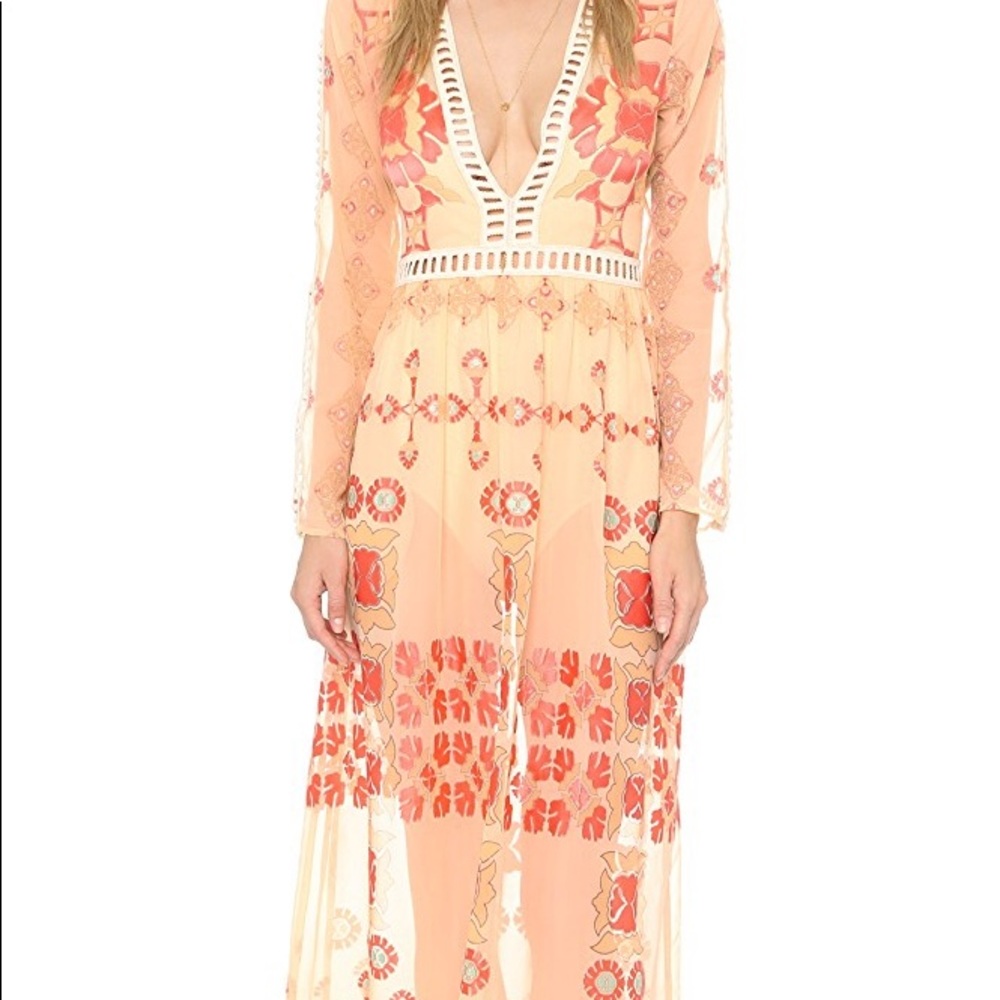 Barcelona Bodysuit Maxi Dress